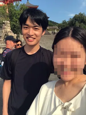 清水寺で再開したときの様子