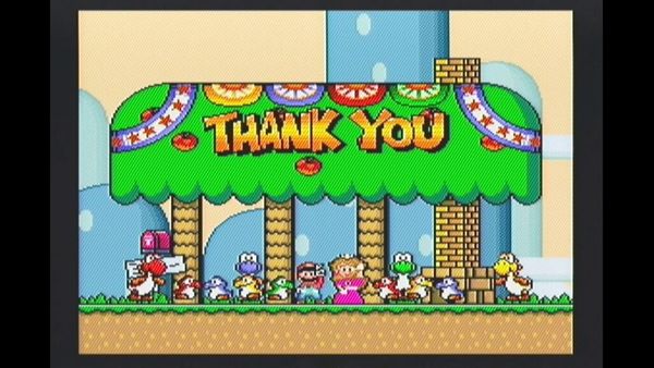 スーパーマリオワールド　エンディング
